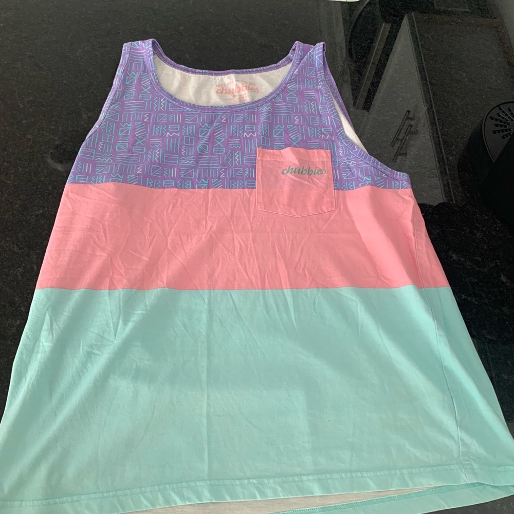 XXL chubbies tank top fits like an XL